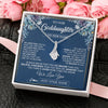 Alluring Beauty Necklace 14K White Gold Finish | 2 | Personalized To Our Goddaughter Necklace Gift From Godmother Uncle We Love You Goddaughter Birthday Gift Graduation Christmas Custom Gift Box Message Card | teecentury.myshopify