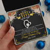Forever Love Necklace | Personalized To The Best Titi In The World Necklace From Niece Nephew Thank You I Love You So Much Titi Happy Mothers Day Customized Gift Box Message Card | teecentury