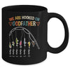 Personalized We Are Hooked On Godfather Fishing Custom Kids Name Fathers Day For Men Birthday Christmas Mug | teecentury