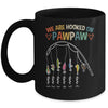 Personalized We Are Hooked On Pawpaw Fishing Custom Grandkids Name Fathers Day For Men Birthday Christmas Mug | teecentury