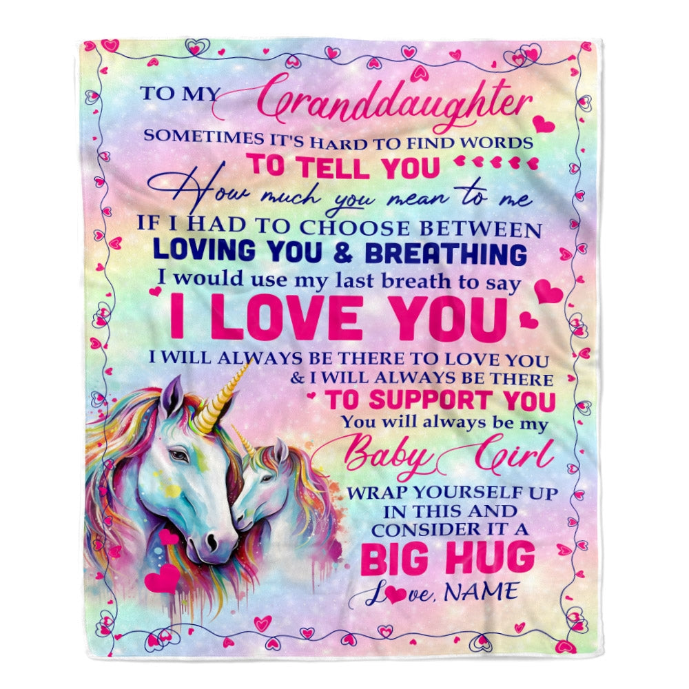 Granddaughter blanket sales from grandparents