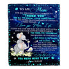 Personalized to My Mom Blanket from Daughter Elephant All The Times That I Forgot to Thank You Mom Birthday Mothers Day Christmas Customized Fleece Blanket Blanket | Teecentury.com