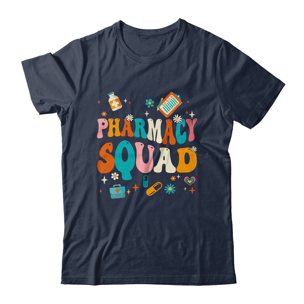 Pharmacy Squad Art For Women Pharmacist Technician Groovy Shirt & Tank Top | teecentury