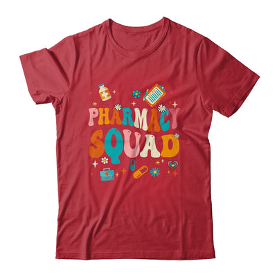 Pharmacy Squad Art For Women Pharmacist Technician Groovy Shirt & Tank Top | teecentury