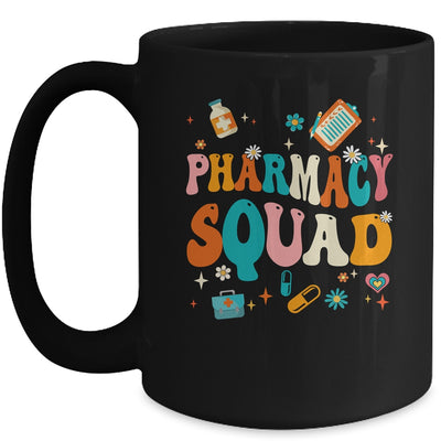 Pharmacy Squad Art For Women Pharmacist Technician Groovy Mug | teecentury