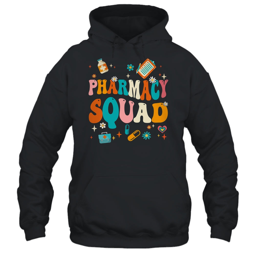 Pharmacy Squad Art For Women Pharmacist Technician Groovy Shirt & Tank Top | teecentury