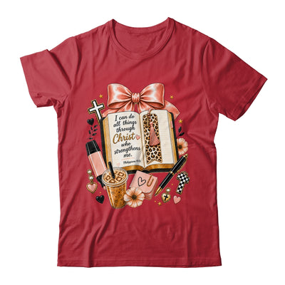 Philippians 4 13 Christian I Can Do All Things Christ Faith Shirt & Sweatshirt | teecentury