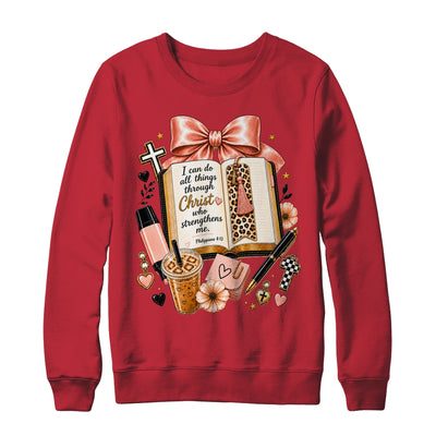 Philippians 4 13 Christian I Can Do All Things Christ Faith Shirt & Sweatshirt | teecentury