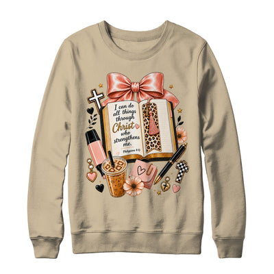 Philippians 4 13 Christian I Can Do All Things Christ Faith Shirt & Sweatshirt | teecentury