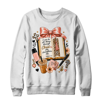 Philippians 4 13 Christian I Can Do All Things Christ Faith Shirt & Sweatshirt | teecentury
