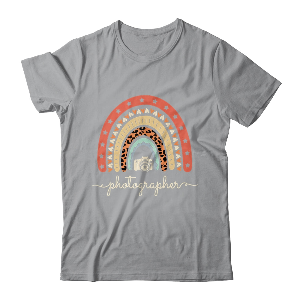 Photographer For Women Funny Rainbow Photography Lover Shirt & Tank Top | teecentury