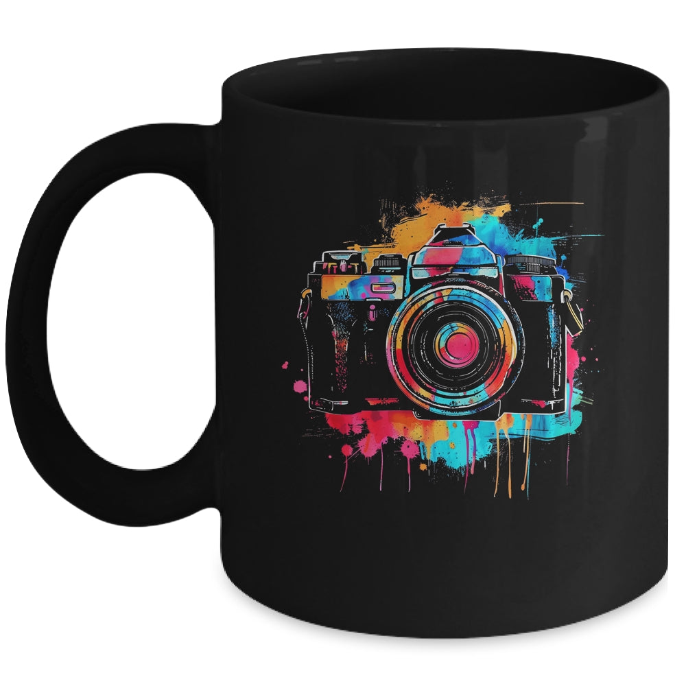 Photography Design Men Women Watercolor Camera Photographer Mug | teecentury