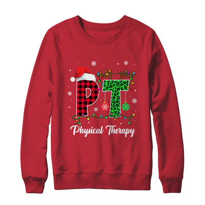 Physical Therapy Christmas Santa Hat PT Therapist Xmas Shirt & Sweatshirt | teecentury