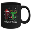 Physical Therapy Christmas Santa Hat PT Therapist Xmas Mug | teecentury