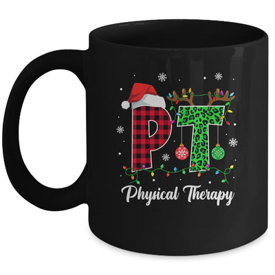 Physical Therapy Christmas Santa Hat PT Therapist Xmas Mug | teecentury