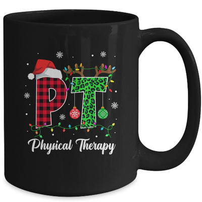 Physical Therapy Christmas Santa Hat PT Therapist Xmas Mug | teecentury