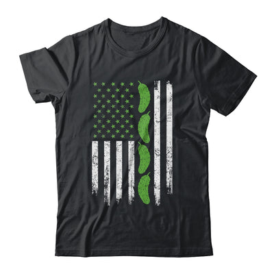 Pickle Cucumber US American Flag For Pickle Lovers Men Women Shirt & Tank Top | teecentury