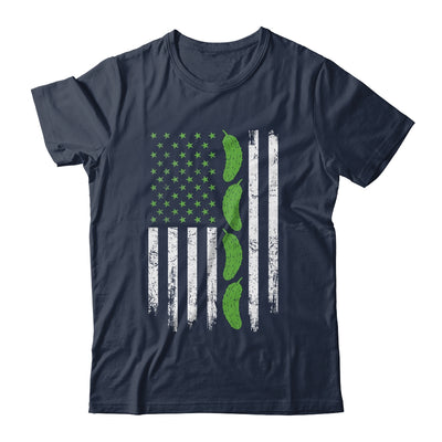 Pickle Cucumber US American Flag For Pickle Lovers Men Women Shirt & Tank Top | teecentury