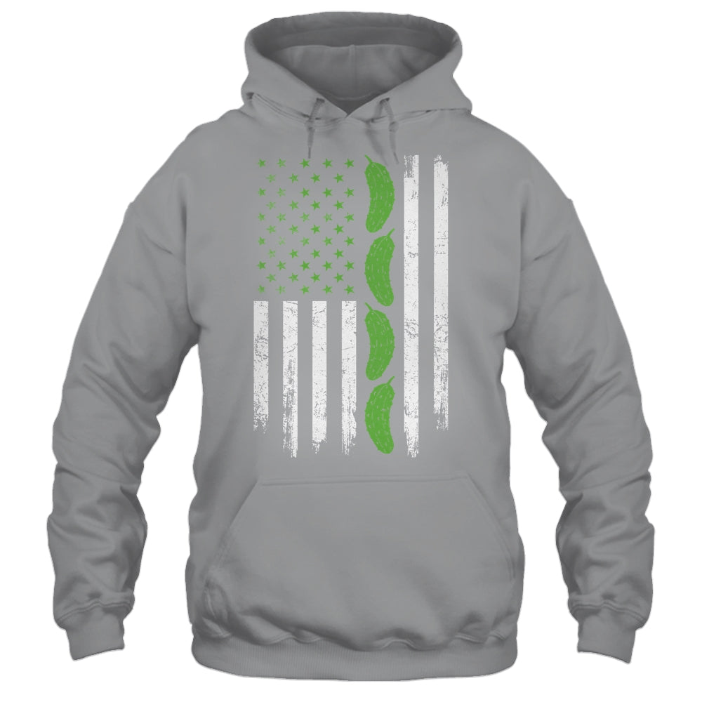 Pickle Cucumber US American Flag For Pickle Lovers Men Women Shirt & Tank Top | teecentury
