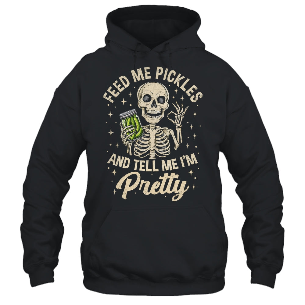 Pickle Lover Feeds Me Pickles And Tell Me I'm That Pretty Shirt & Tank Top | teecentury