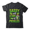 Pickle Lover Funny Sassy With A Side Of Pickles Shirt & Tank Top | teecentury
