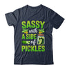 Pickle Lover Funny Sassy With A Side Of Pickles Shirt & Tank Top | teecentury