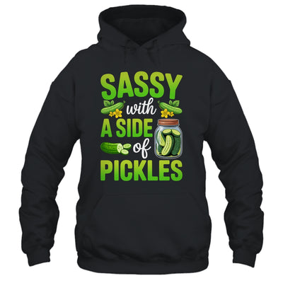 Pickle Lover Funny Sassy With A Side Of Pickles Shirt & Tank Top | teecentury