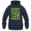 Pickle Lover Funny Sassy With A Side Of Pickles Shirt & Tank Top | teecentury