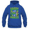 Pickle Lover Funny Sassy With A Side Of Pickles Shirt & Tank Top | teecentury