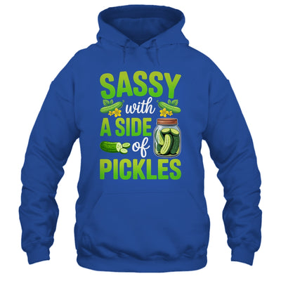 Pickle Lover Funny Sassy With A Side Of Pickles Shirt & Tank Top | teecentury