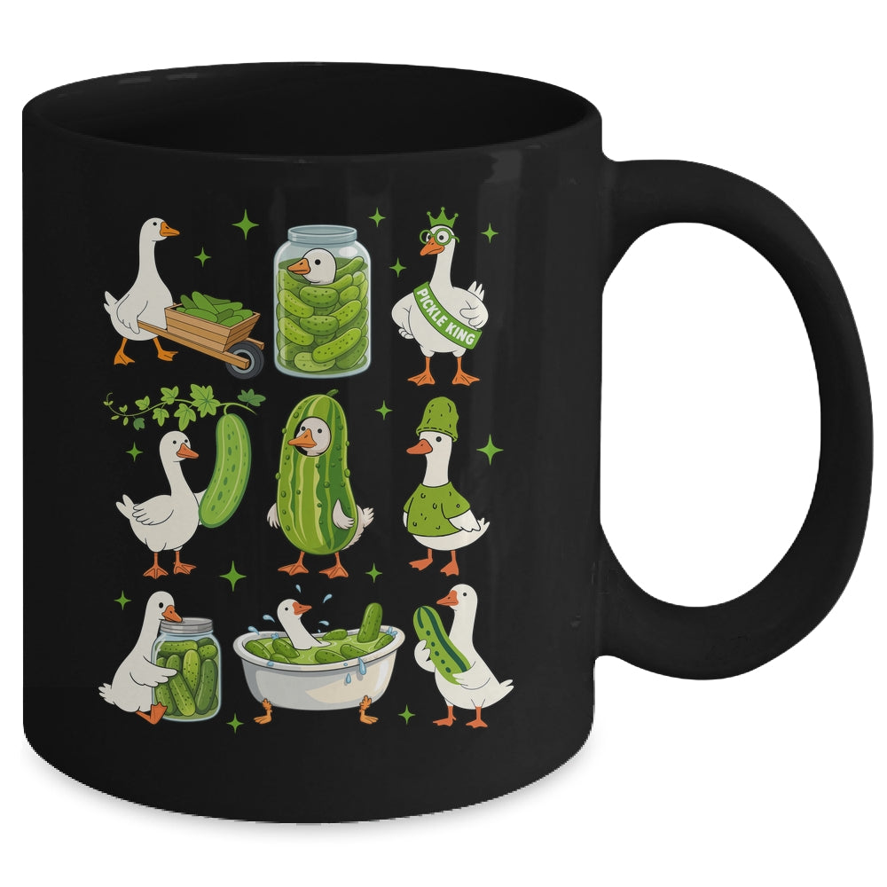 Pickle Lovers Funny Love Pickles Silly Goose Kids Girls Mug | teecentury