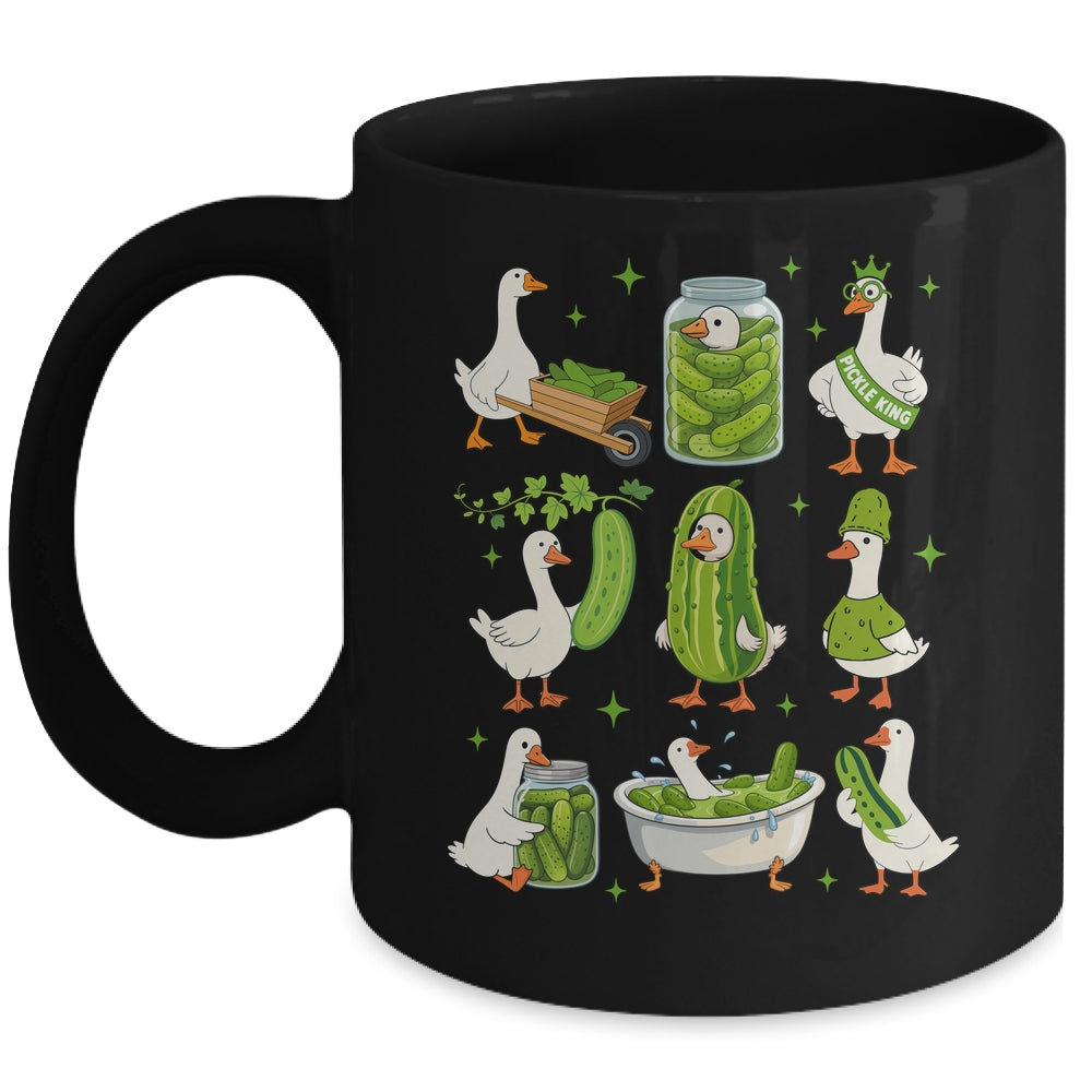Pickle Lovers Funny Love Pickles Silly Goose Kids Girls Mug | teecentury