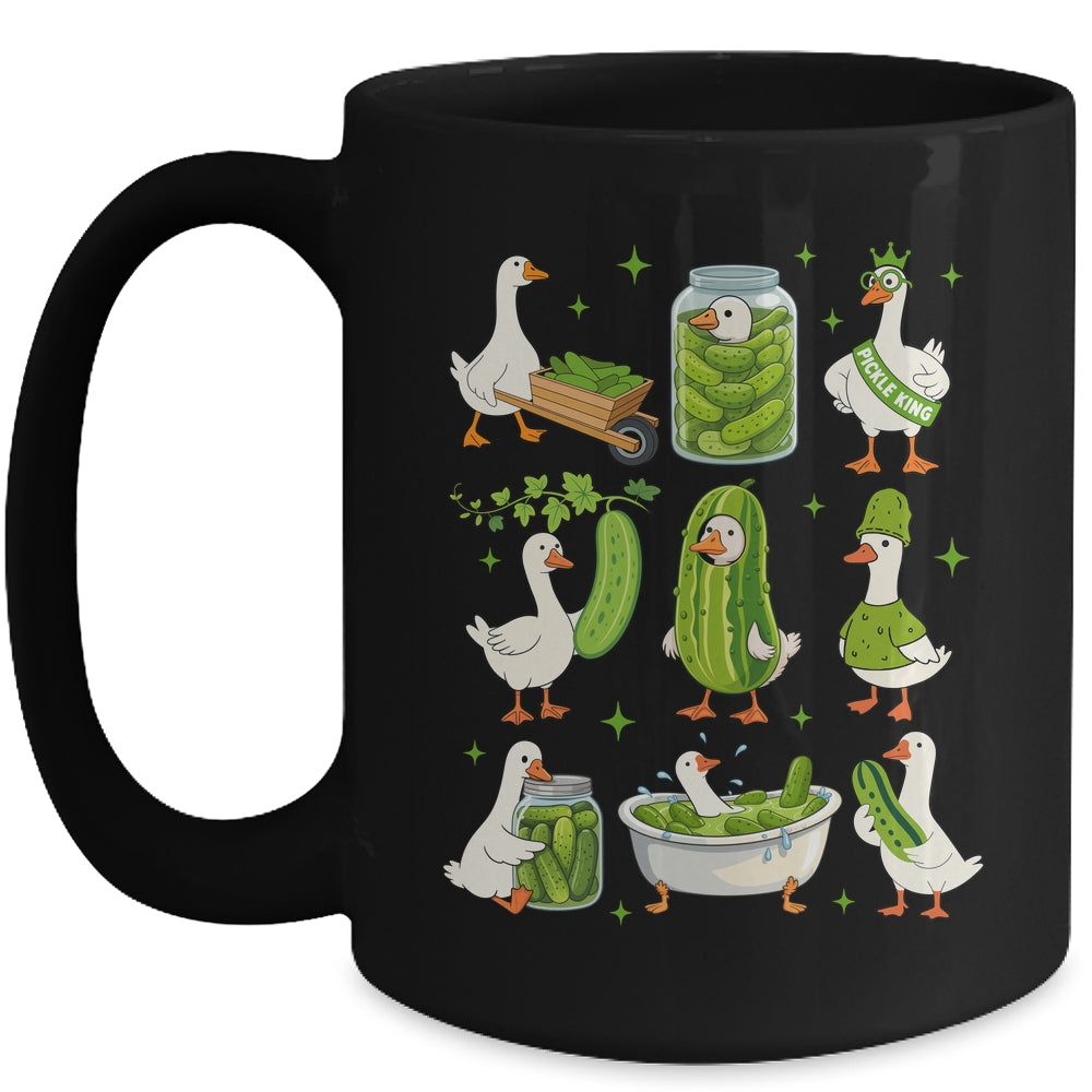 Pickle Lovers Funny Love Pickles Silly Goose Kids Girls Mug | teecentury