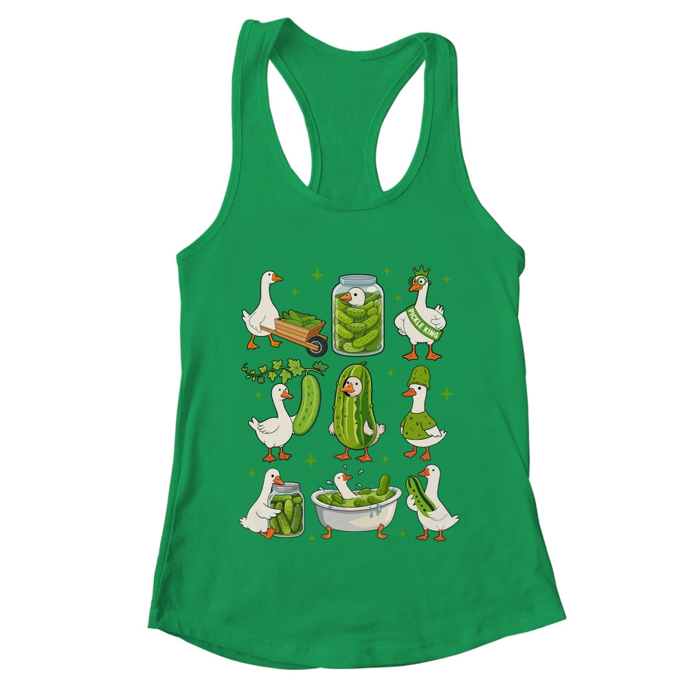Pickle Lovers Funny Love Pickles Silly Goose Kids Girls Shirt & Tank Top | teecentury