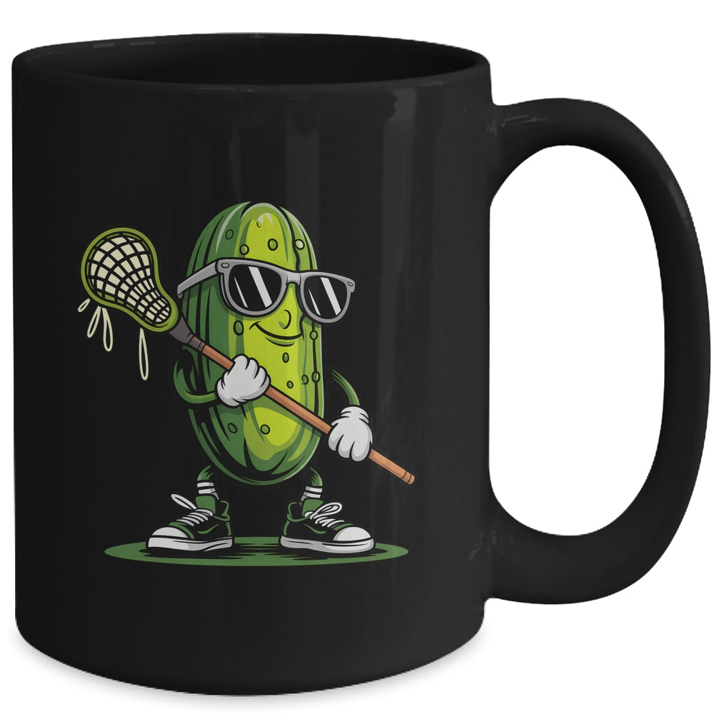 Pickle Playing Lacrosse Funny Sports For Boys Men Women Mug | teecentury