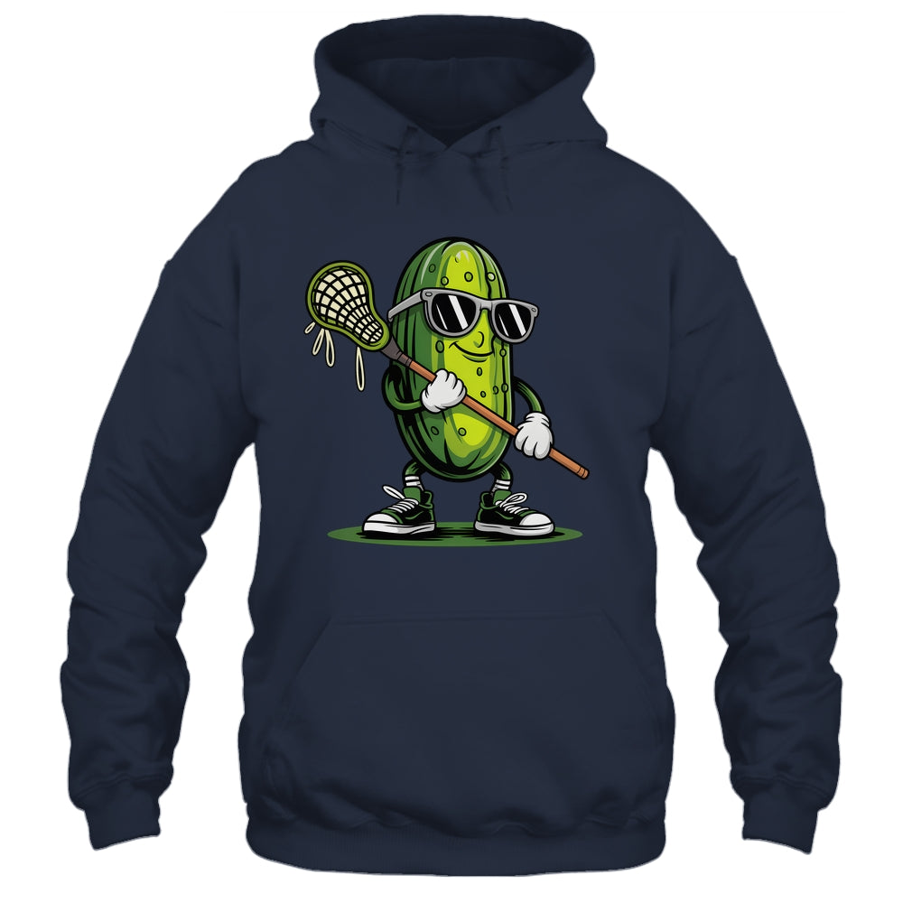 Pickle Playing Lacrosse Funny Sports For Boys Men Women Shirt & Tank Top | teecentury