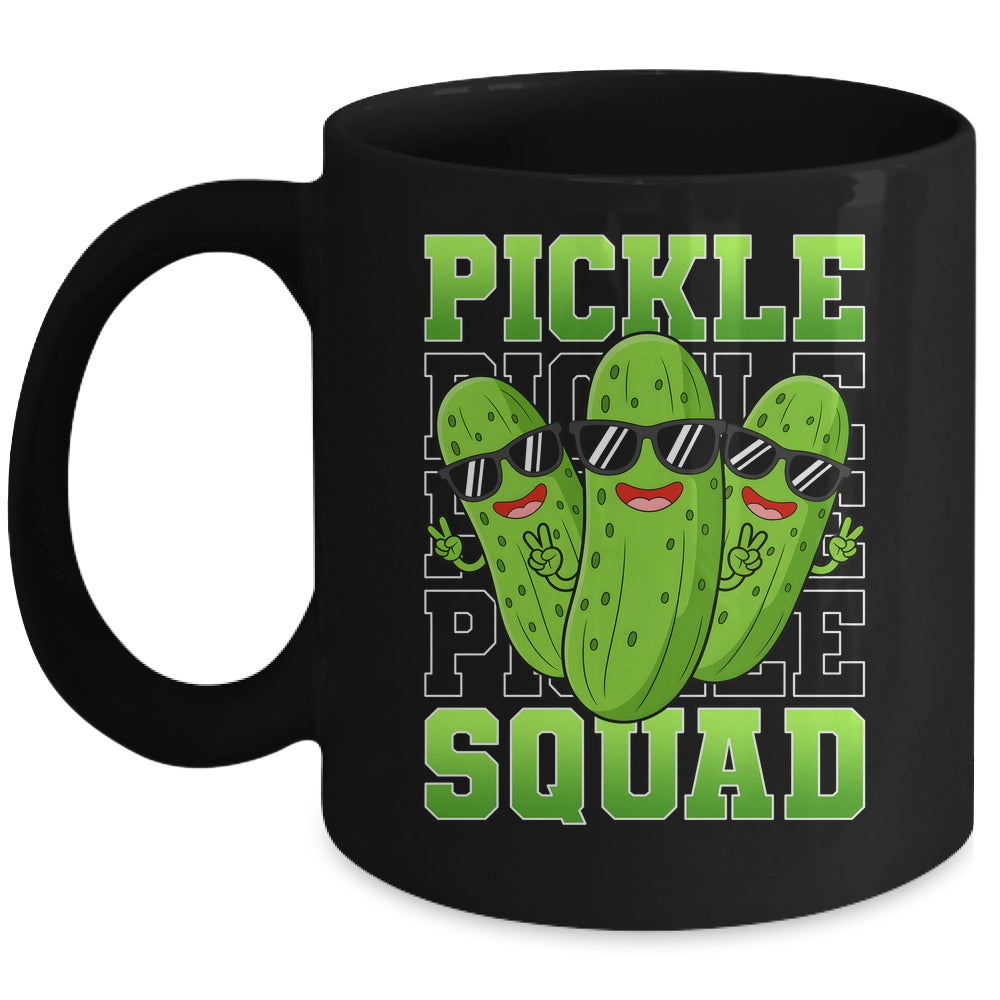 Pickle Squad Cucumber Cute Pickle Jar Funny Pickles Mug | teecentury