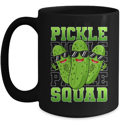 Pickle Squad Cucumber Cute Pickle Jar Funny Pickles Mug | teecentury