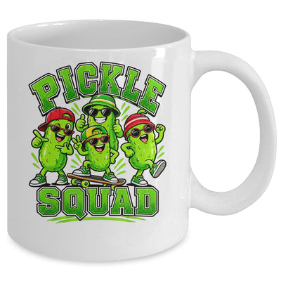 Pickle Squad Skateboard Funny Pickles Food Lover Humor Mug | teecentury