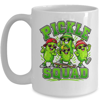 Pickle Squad Skateboard Funny Pickles Food Lover Humor Mug | teecentury