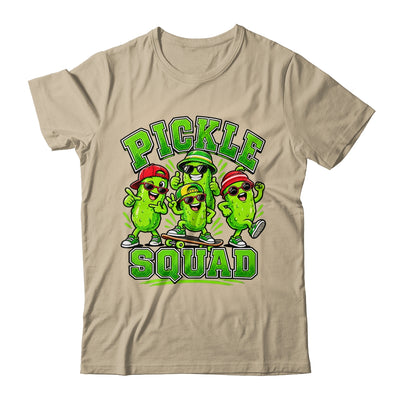 Pickle Squad Skateboard Funny Pickles Food Lover Humor Shirt & Tank Top | teecentury