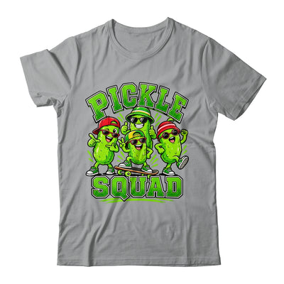 Pickle Squad Skateboard Funny Pickles Food Lover Humor Shirt & Tank Top | teecentury