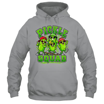 Pickle Squad Skateboard Funny Pickles Food Lover Humor Shirt & Tank Top | teecentury