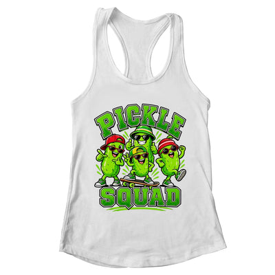 Pickle Squad Skateboard Funny Pickles Food Lover Humor Shirt & Tank Top | teecentury