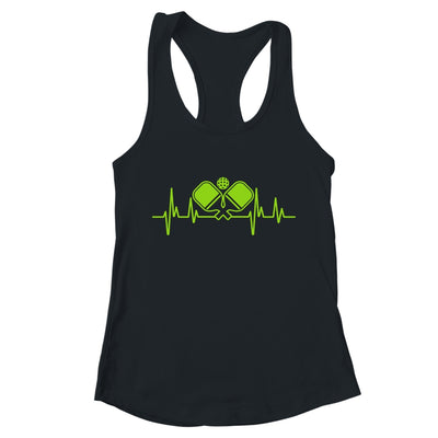 Pickleball Art For Men Women Heartbeat Pickleball Lover Shirt & Tank Top | teecentury