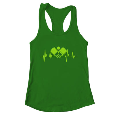 Pickleball Art For Men Women Heartbeat Pickleball Lover Shirt & Tank Top | teecentury