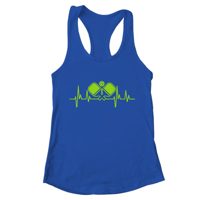 Pickleball Art For Men Women Heartbeat Pickleball Lover Shirt & Tank Top | teecentury