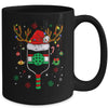 Pickleball Player Christmas Holiday Reindeer Xmas Women Men Mug | teecentury