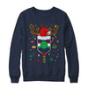 Pickleball Player Christmas Holiday Reindeer Xmas Women Men Shirt & Sweatshirt | teecentury