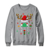 Pickleball Player Christmas Holiday Reindeer Xmas Women Men Shirt & Sweatshirt | teecentury